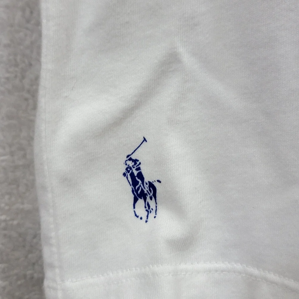 Polo Ralph Lauren Mens 3XB BigTall White Stacked Logo Graphic Hooded T-Shirt NWT